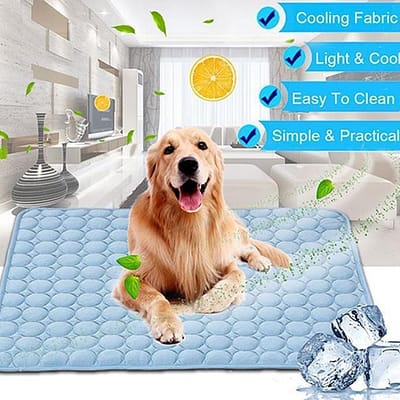 Pet Dog Cat Ice Silk Cold Nest Cooling Pad For Cooling In Summer