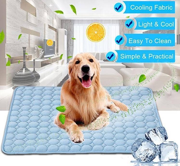 Pet Dog Cat Ice Silk Cold Nest Cooling Pad For Cooling In Summer